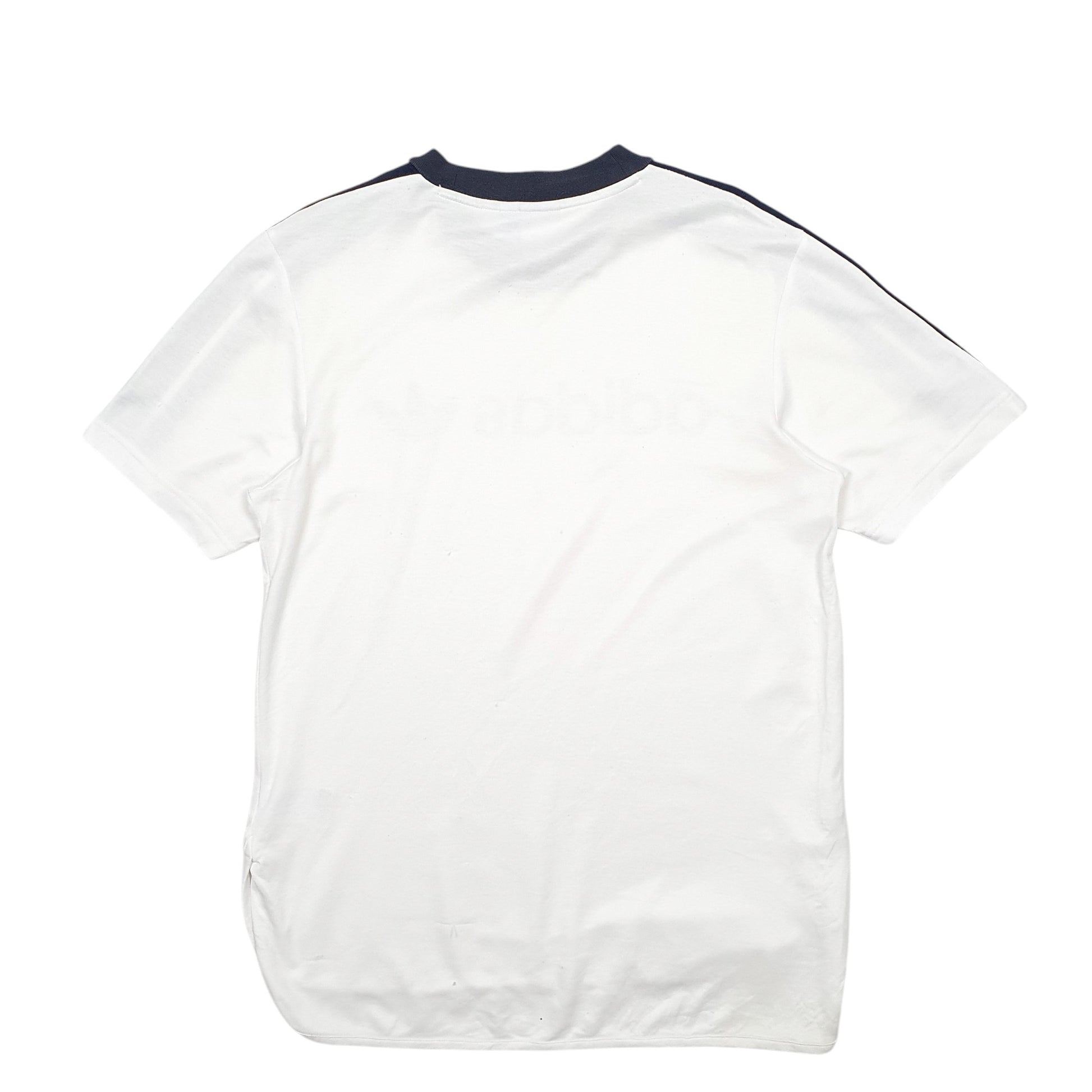 Mens White Adidas Spellout Short Sleeve T Shirt