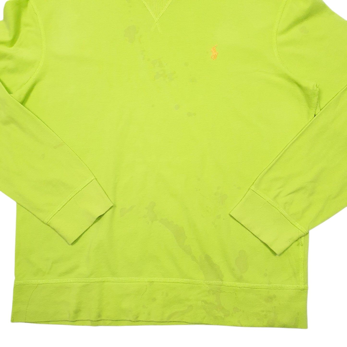 Mens Green Polo Ralph Lauren  Long Sleeve Polo Shirt