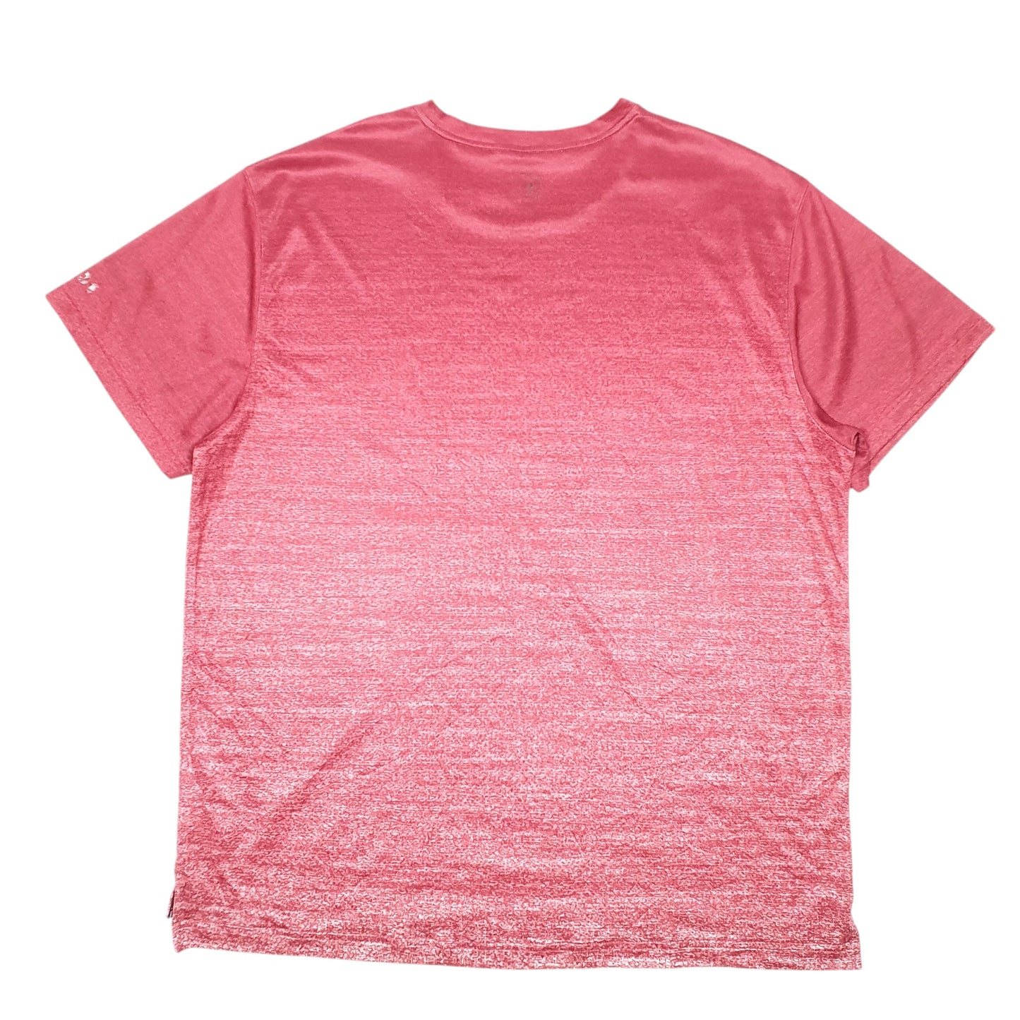 Mens Burgundy And 1 Active Workout Gym Short Sleeve T Shirt