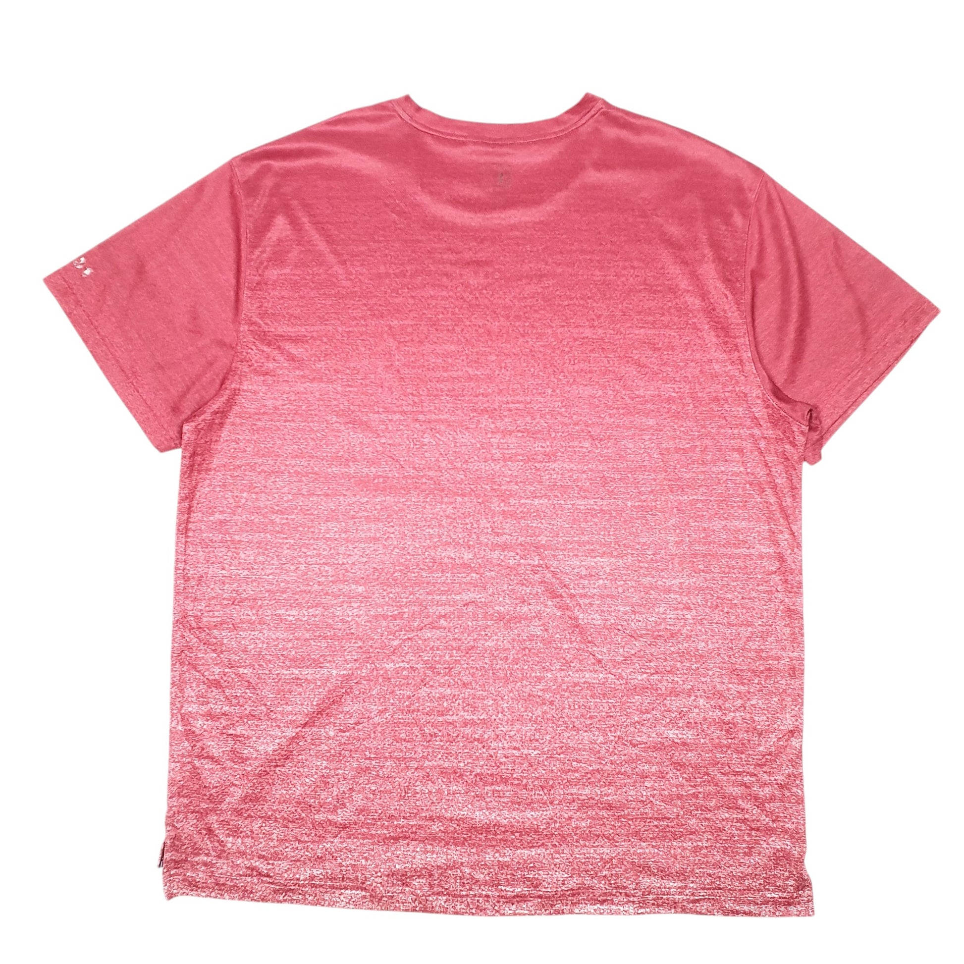 Mens Burgundy And 1 Active Workout Gym Short Sleeve T Shirt