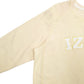 Mens Yellow Izod Spellout Crewneck Jumper