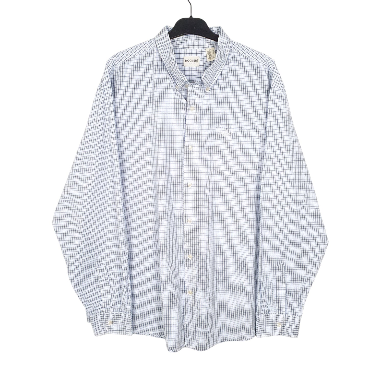 Mens Blue Dockers  Long Sleeve Shirt