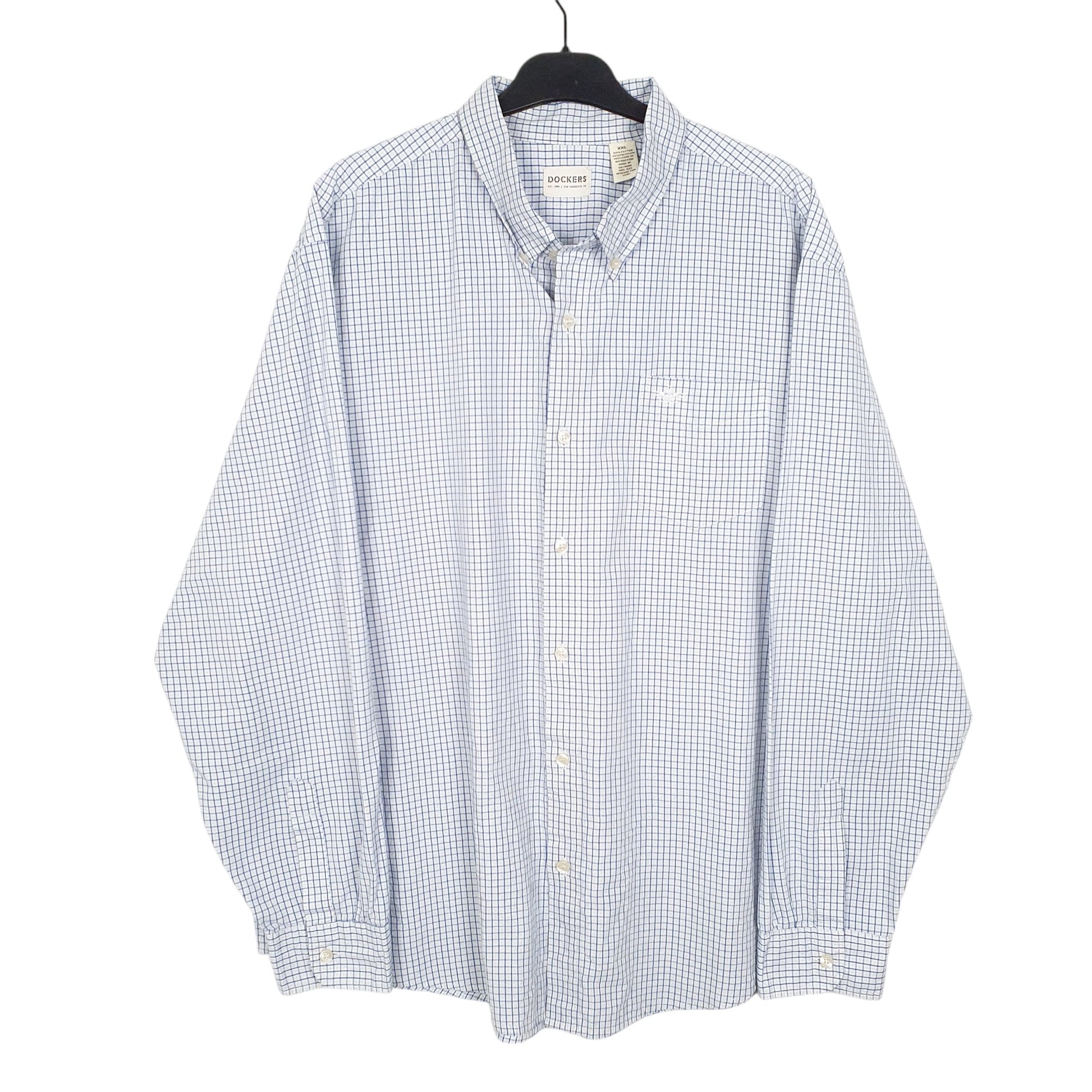 Mens Blue Dockers  Long Sleeve Shirt