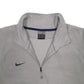 Mens Grey Nike Vintage 2000's Quarter Zip Jumper