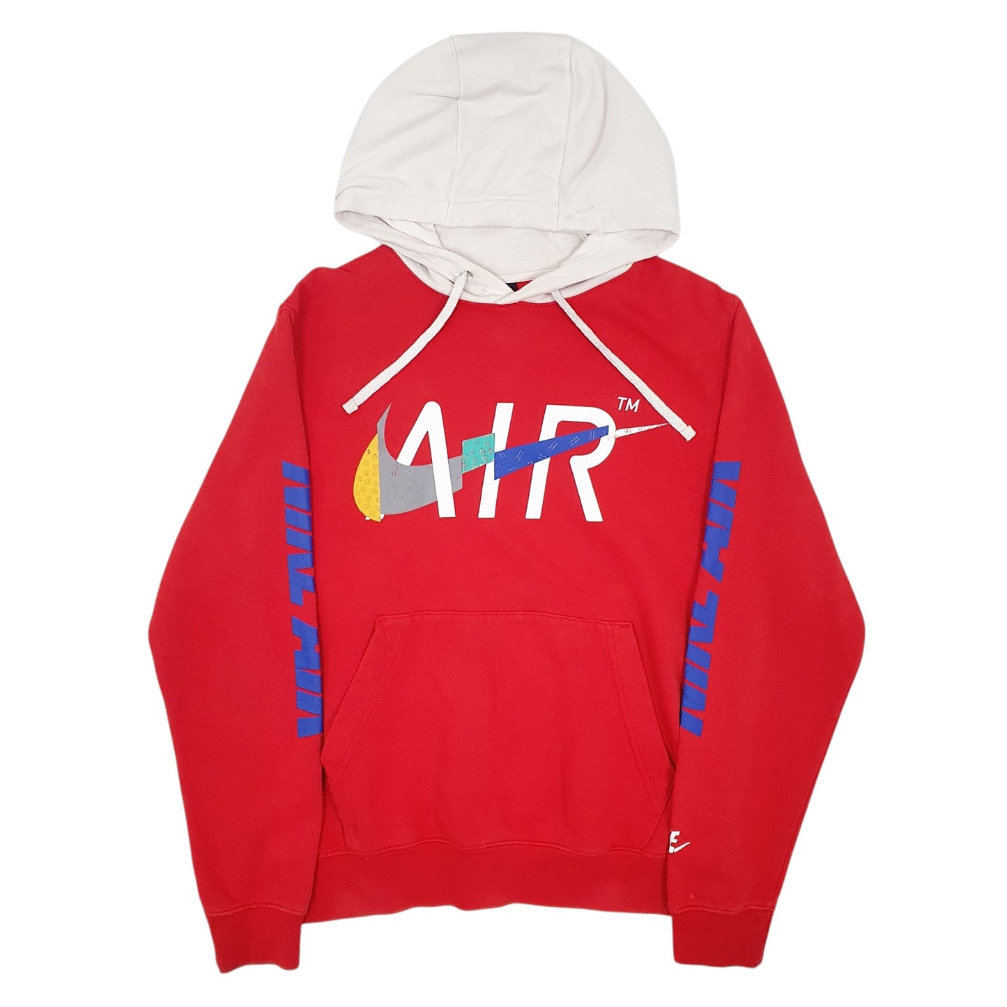 Mens Red Nike Air Hoodie Jumper