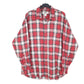 Mens Red Mark's  Long Sleeve Shirt
