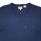 Mens Navy Levis  Short Sleeve T Shirt