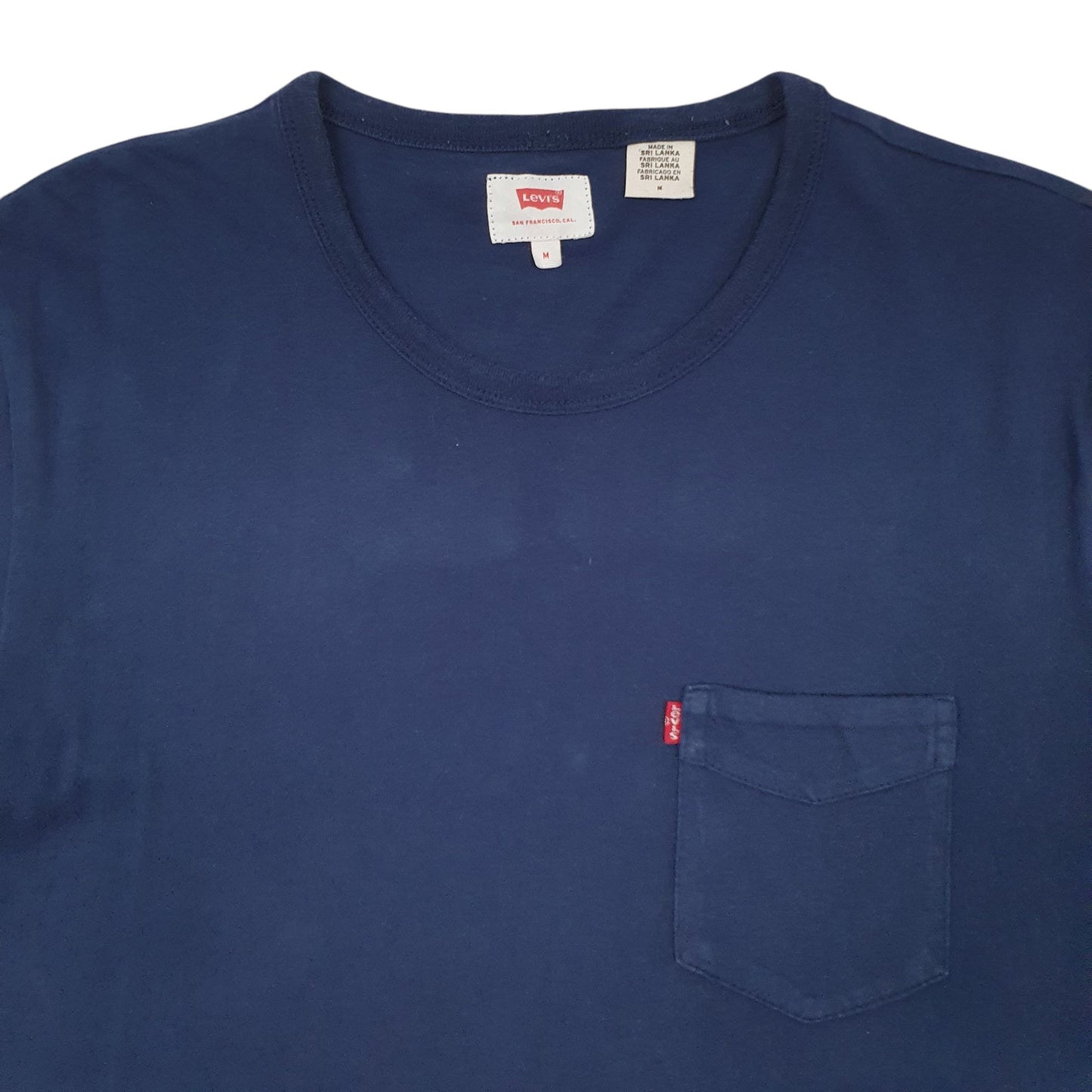 Mens Navy Levis  Short Sleeve T Shirt