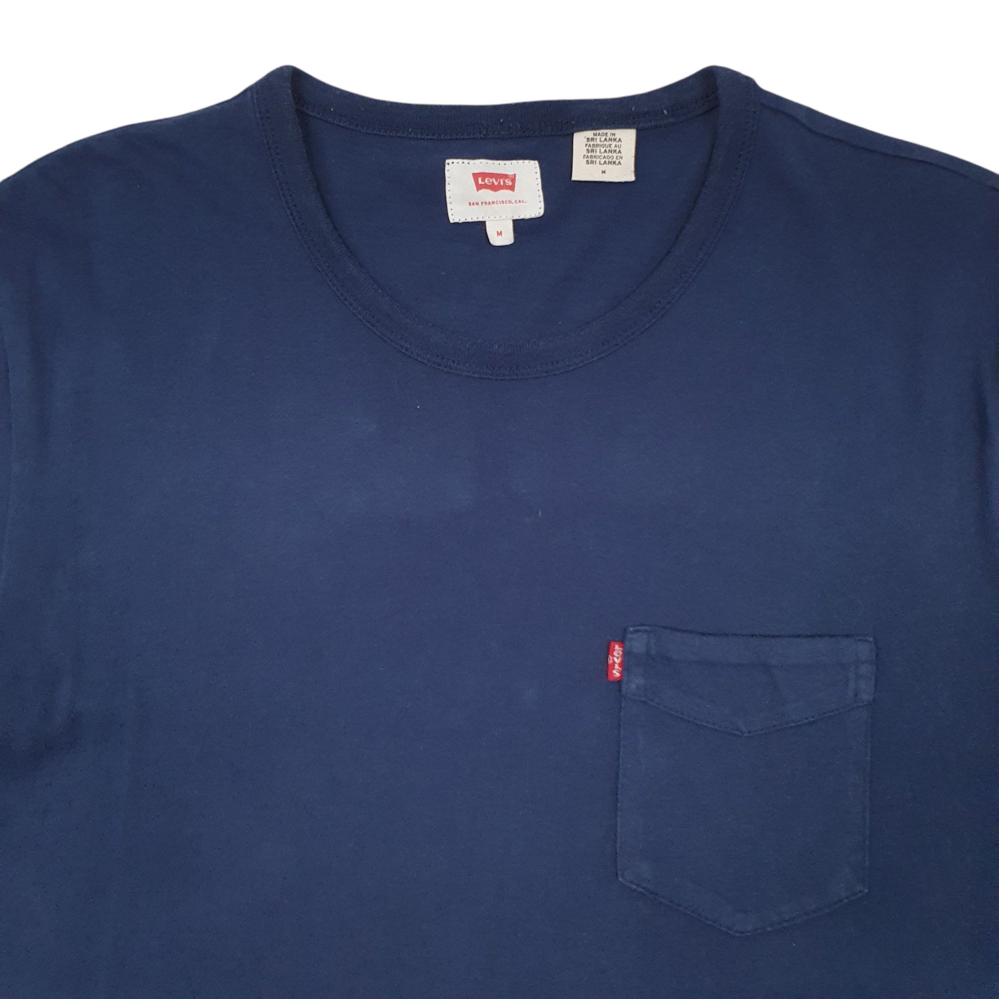 Mens Navy Levis  Short Sleeve T Shirt