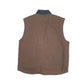 Mens Brown Duluth Trading Co Chore Vest Gilet  Coat