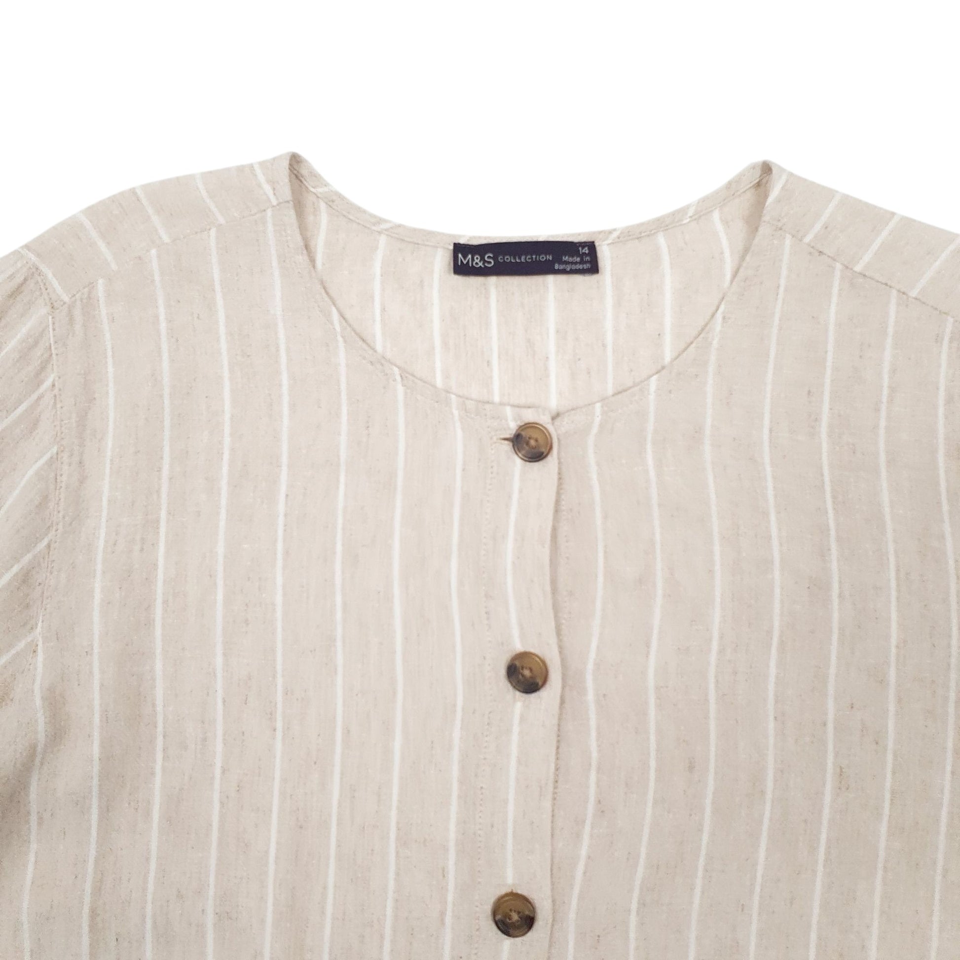 Womens Beige M&S  Short Sleeve T Shirt