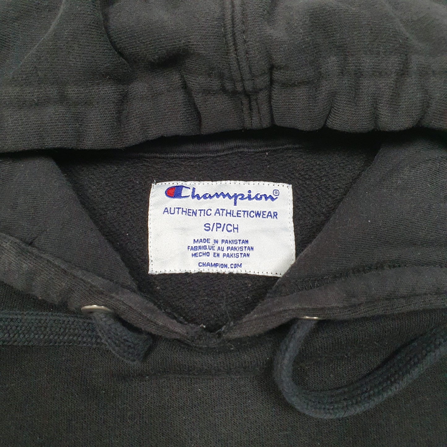 Mens Black Champion  Hoodie Jumper