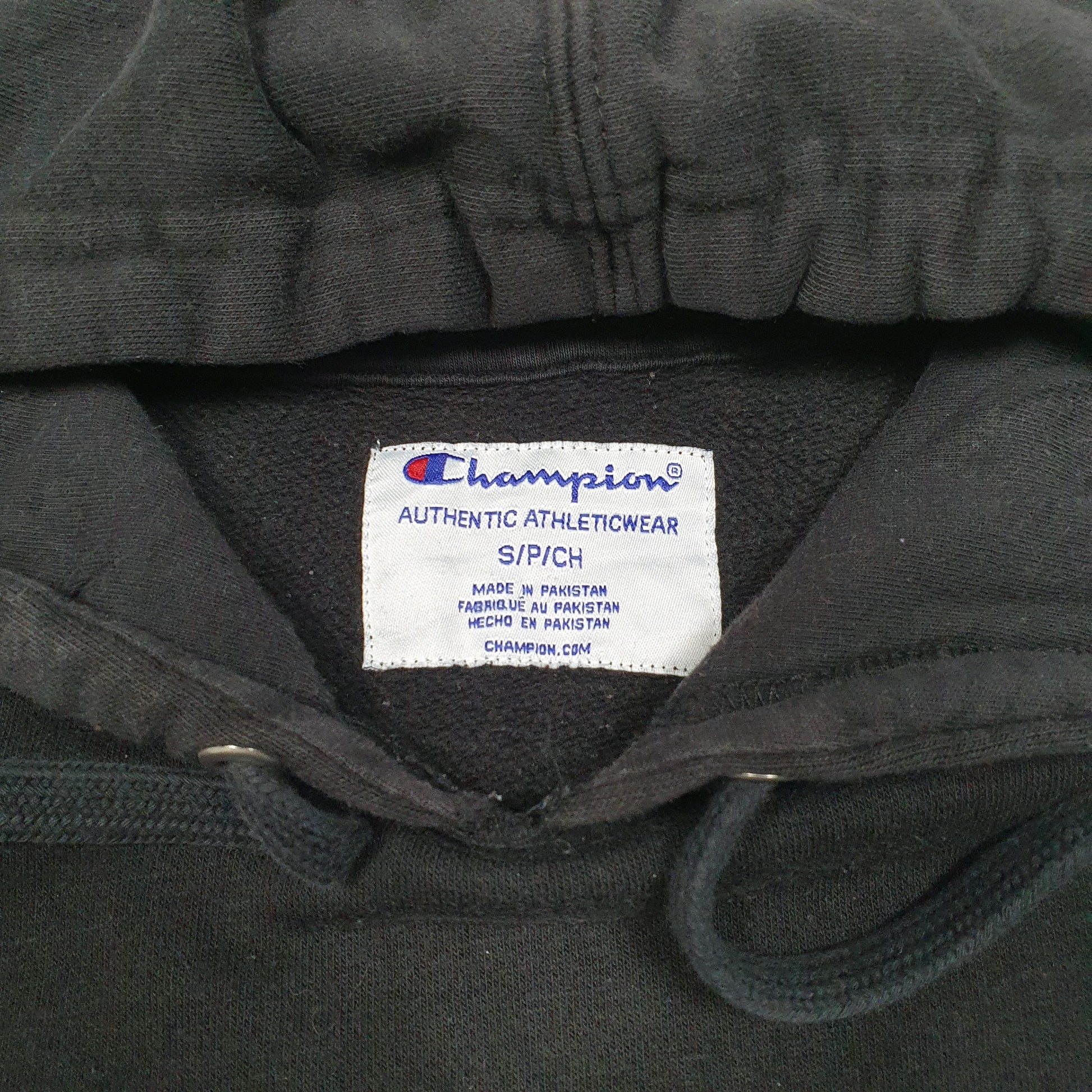 Mens Black Champion  Hoodie Jumper