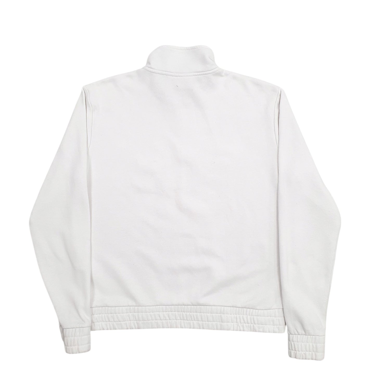 Womens White Fila Spellout Crewneck Jumper