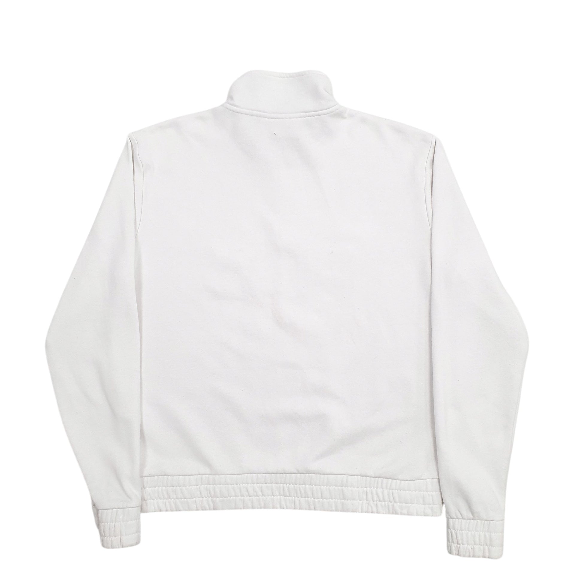 Womens White Fila Spellout Crewneck Jumper