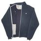 Mens Navy Champion Mediapolis Football Full Zip Jumper