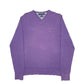 Mens Purple Tommy Hilfiger Knit Crewneck Jumper