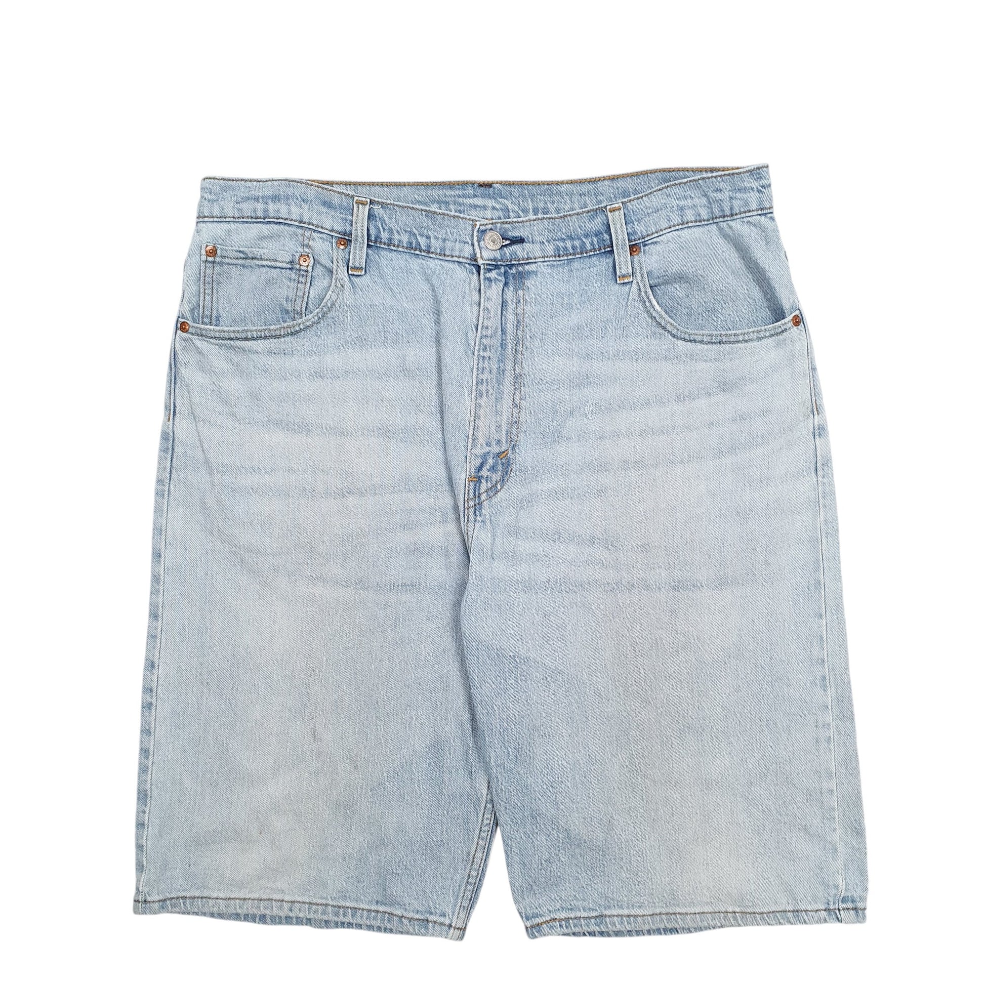 Mens Blue Levis Denim Jeans Jorts 569 Denim Shorts