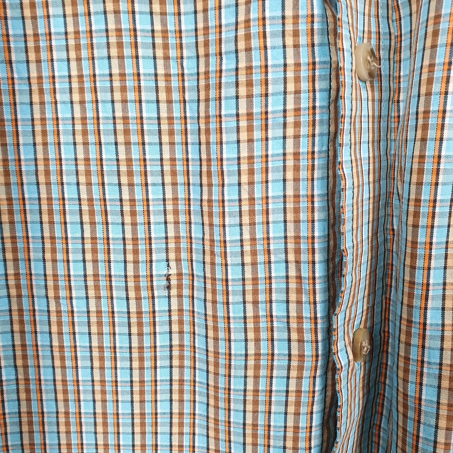 Mens Blue Wrangler  Long Sleeve Shirt