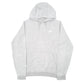 Mens Grey Nike Swoosh Hoodie Jumper