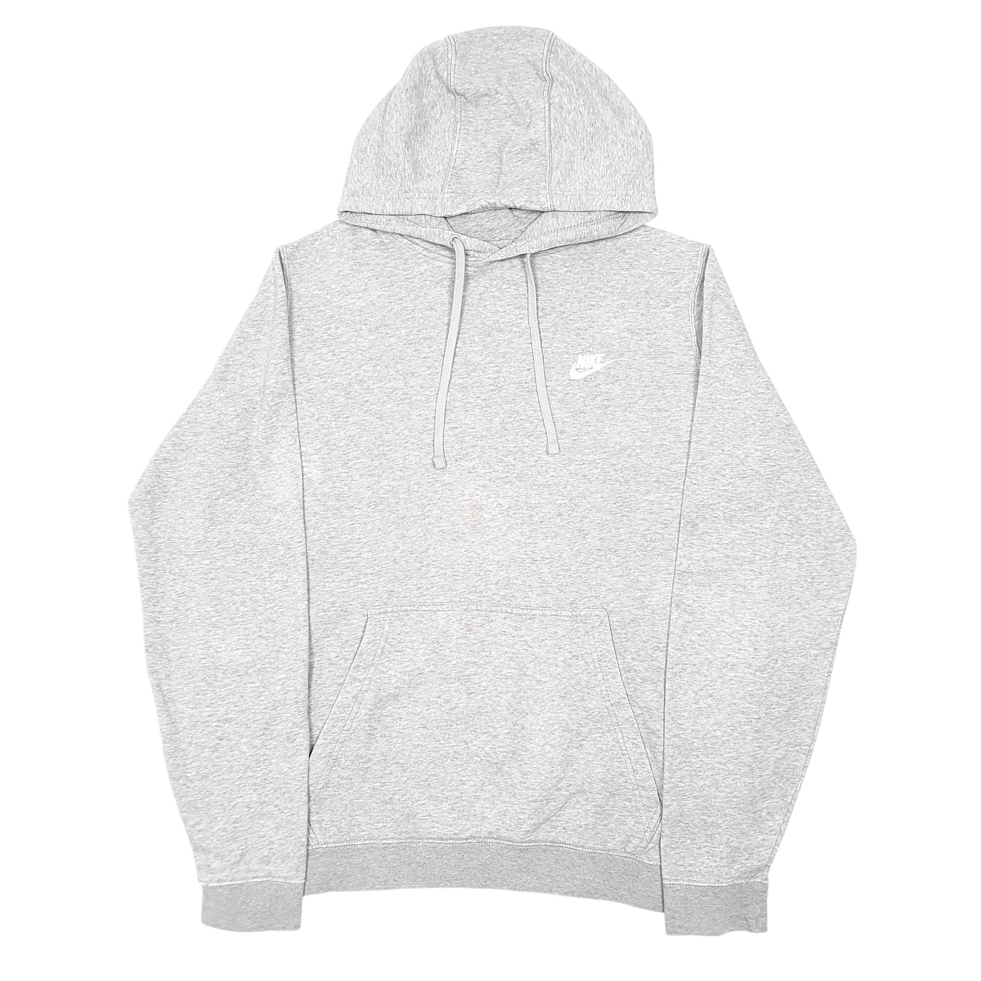 Mens Grey Nike Swoosh Hoodie Jumper