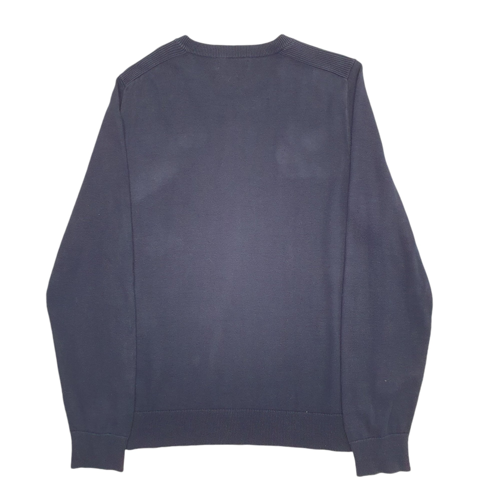 Mens Blue Nautica Knit Crewneck Jumper