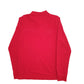 Mens Red Nautica  Long Sleeve Polo Shirt