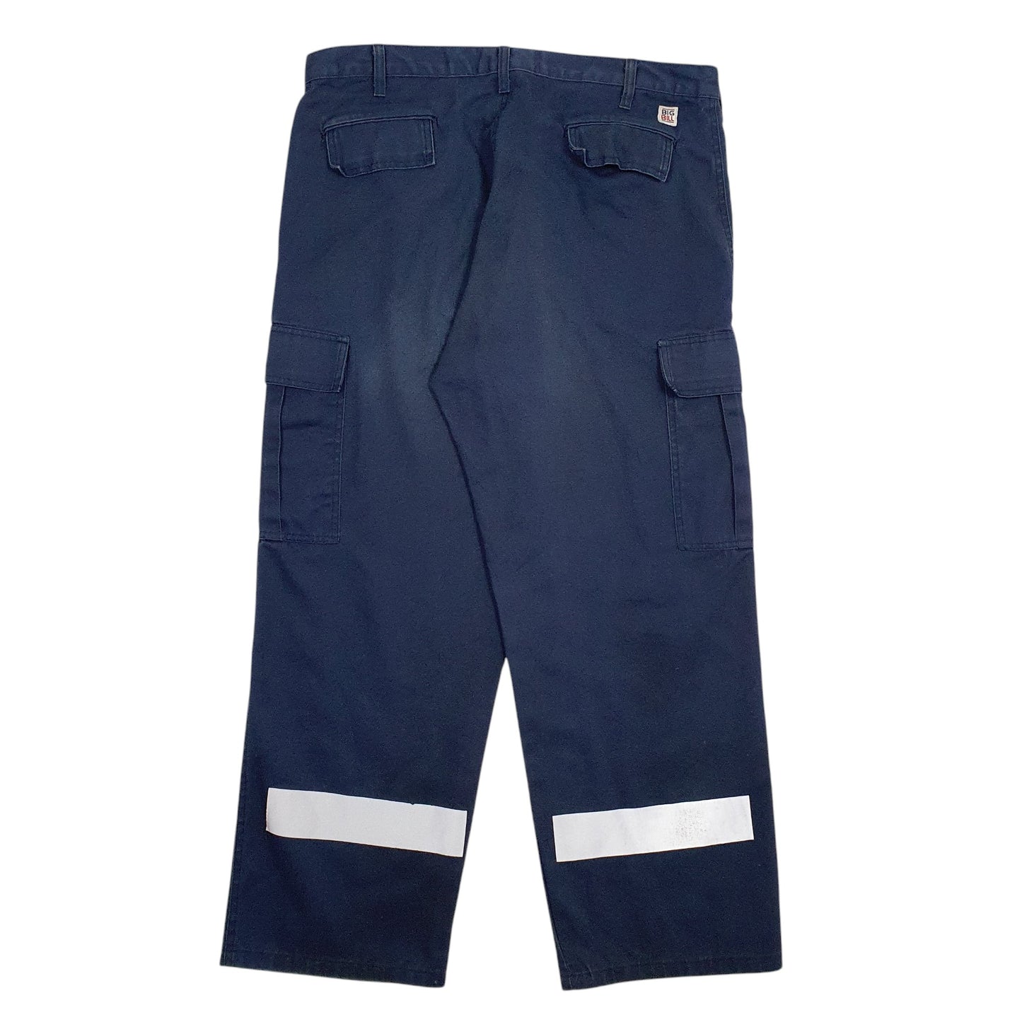Mens Blue Big Bill Work Wear Cargo Trousers