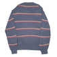 Mens Navy Nautica Knit Striped Sweater Crewneck Jumper