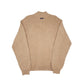 Mens Beige Nautica Knitwear Quarter Zip Jumper