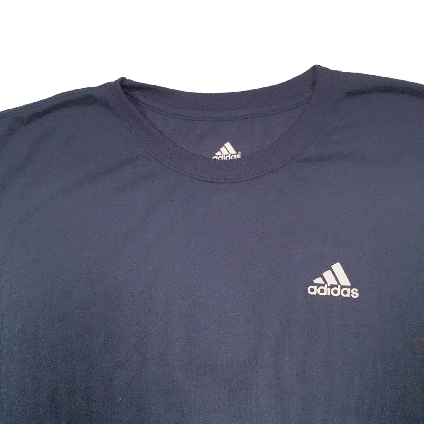 Mens Navy Adidas Climalite Short Sleeve T Shirt