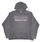 Mens Grey Champion College Spellout Hoodie Jumper