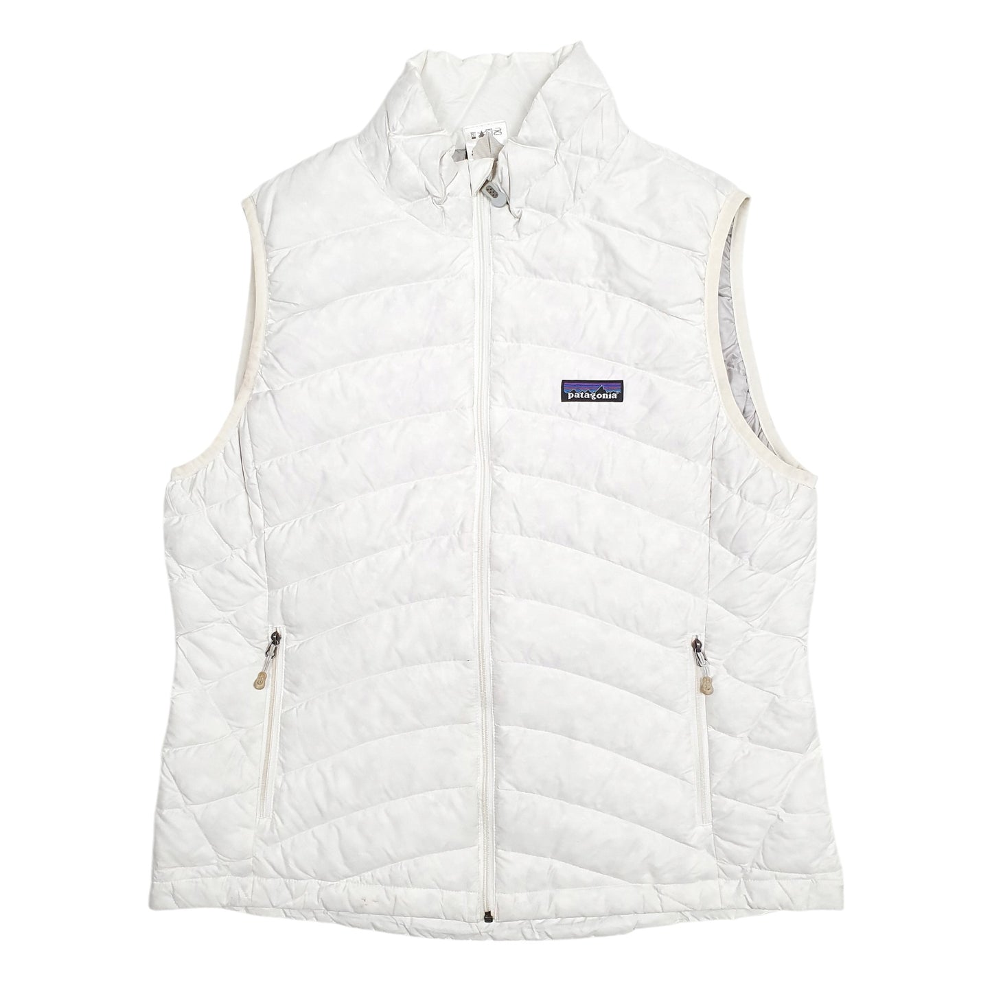 Womens White Patagonia  Full Zip Coat