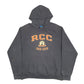 Mens Grey Champion RCC Spellout Hoodie Jumper