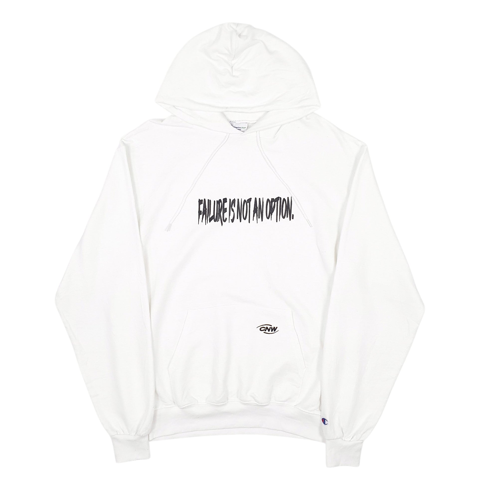 Mens White Champion  Hoodie Jumper