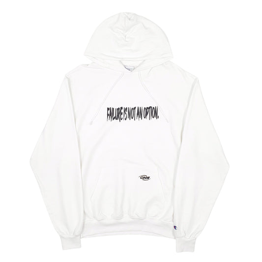 Mens White Champion  Hoodie Jumper