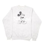 Mens Grey Hanes Disneyland Mickey Mouse Spellout Disney Crewneck Jumper
