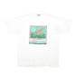 Mens White All Sport Single Stitch Vintage 90s Short Sleeve T Shirt
