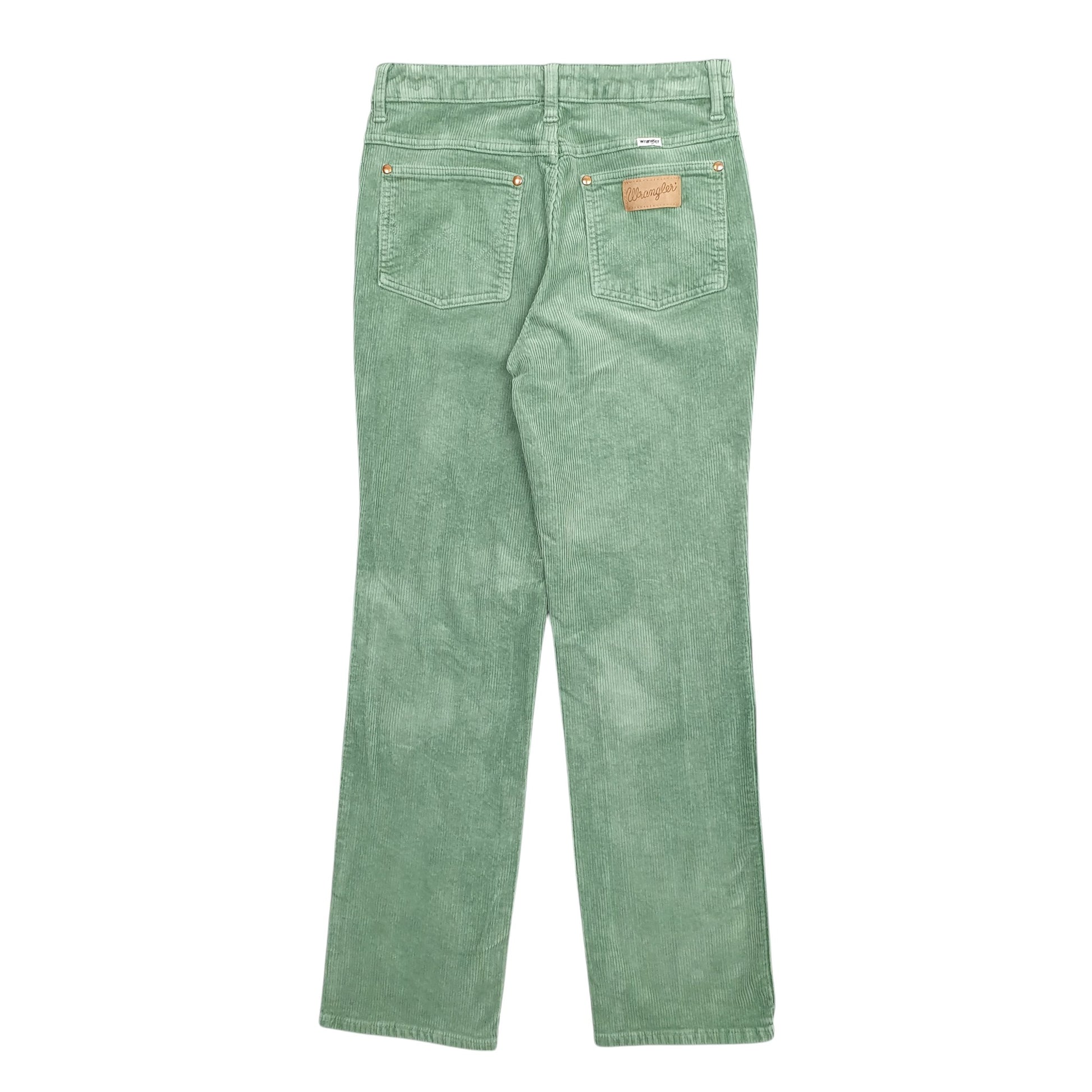 Womens Green Levis Wild West High Rise Corduroy Trousers