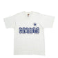Mens Grey Fruit Of The Loom Single Stitch Vintage 90s Dallas Cowboys Short Sleeve T Shirt