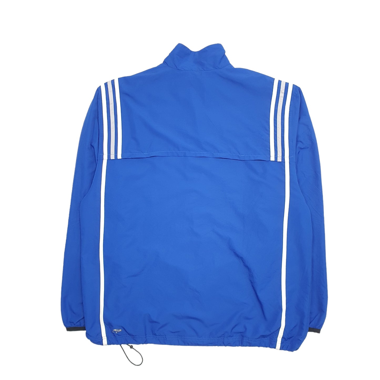 Mens Blue Adidas Soccer Hoodie Coat