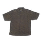 Mens Black Tommy Bahamas Pattern Short Sleeve Shirt
