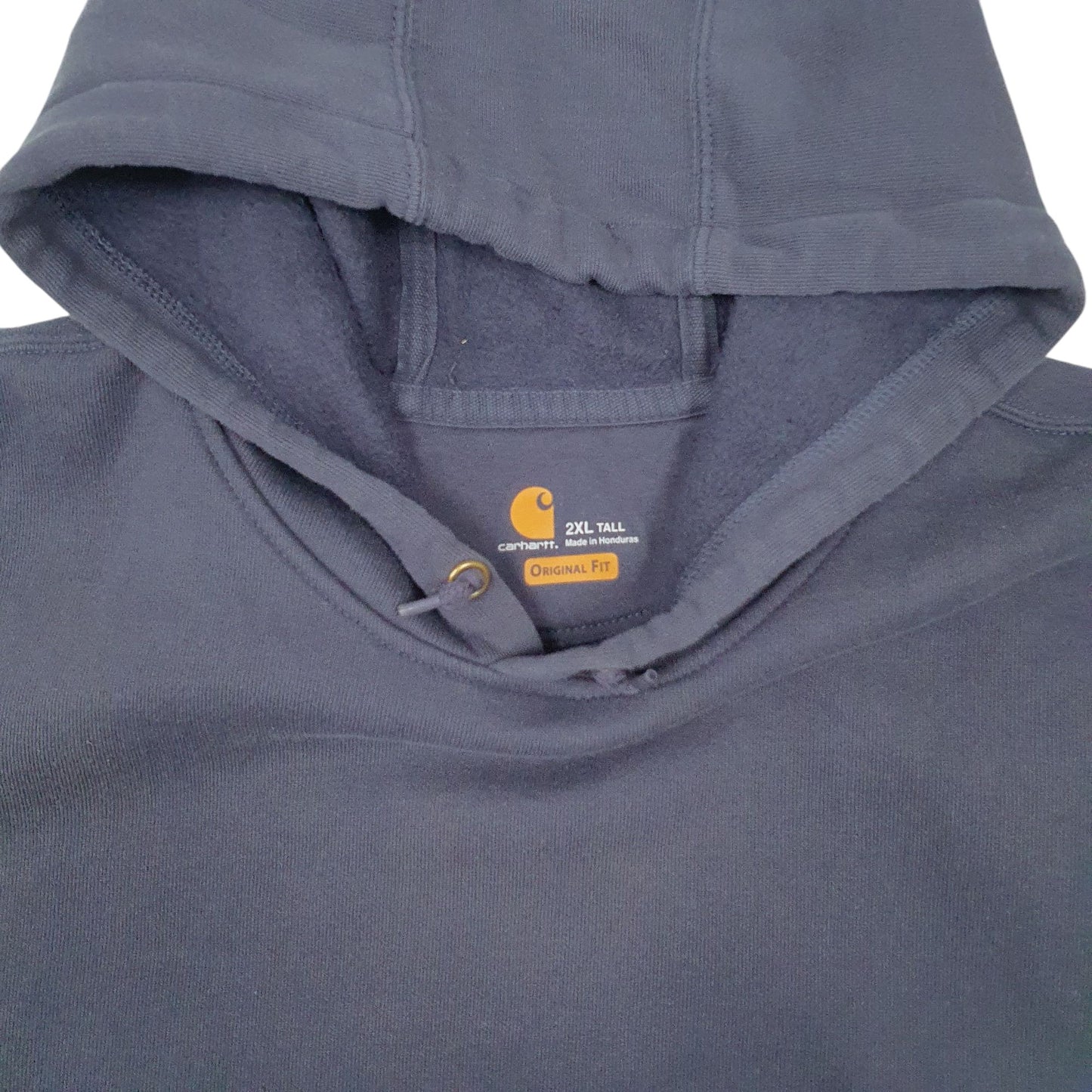 Mens Navy Carhartt Original Fit Hoodie Jumper