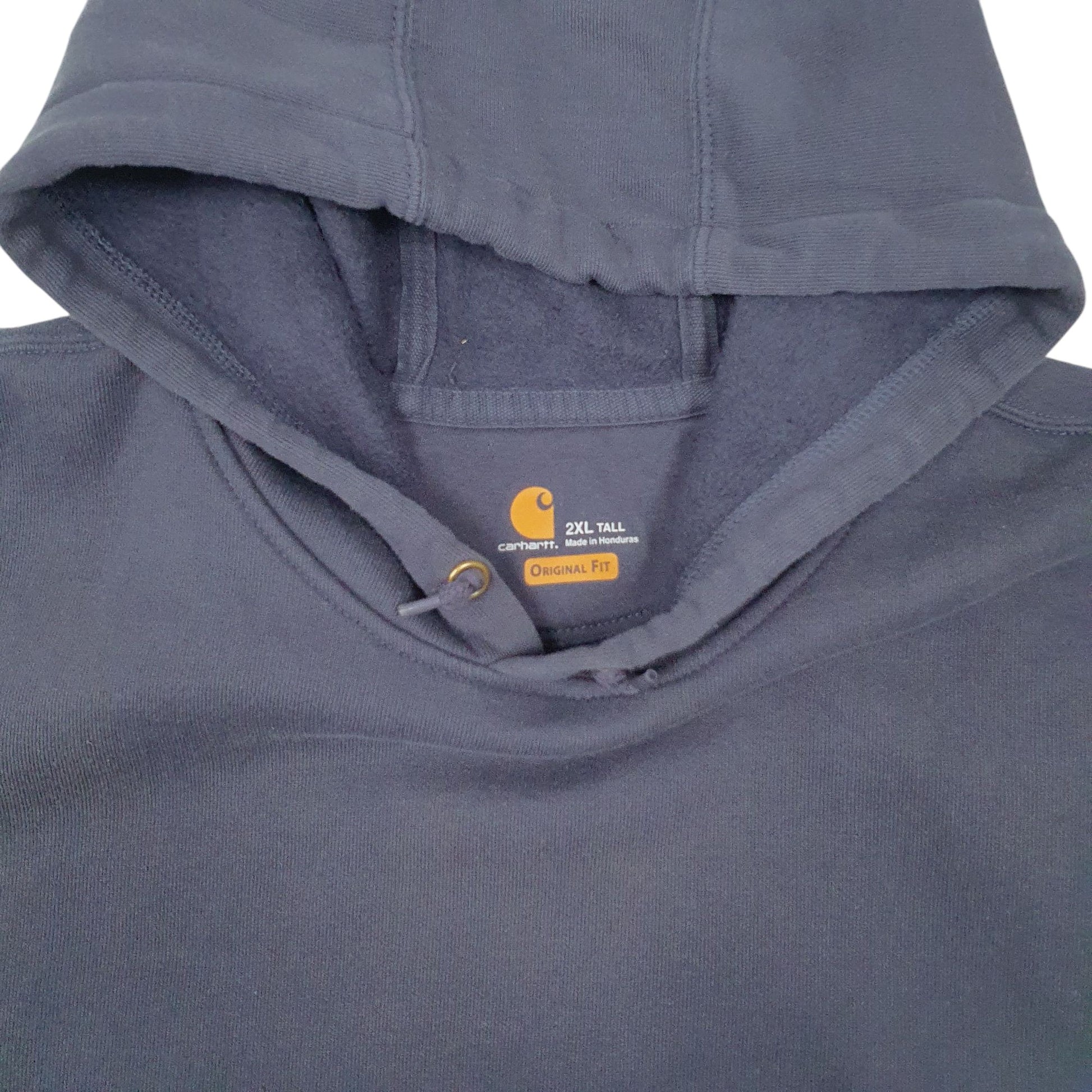 Mens Navy Carhartt Original Fit Hoodie Jumper