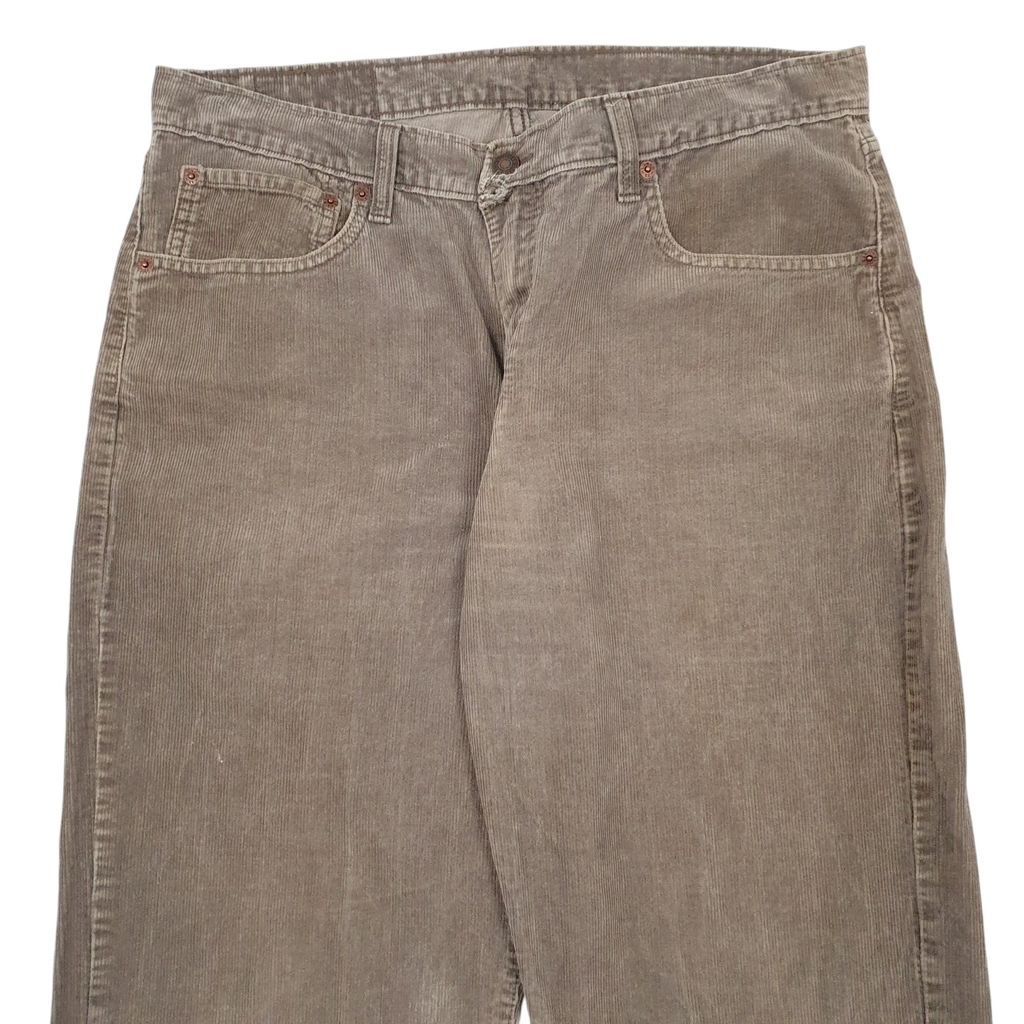 Mens Grey Levis  Corduroy Trousers