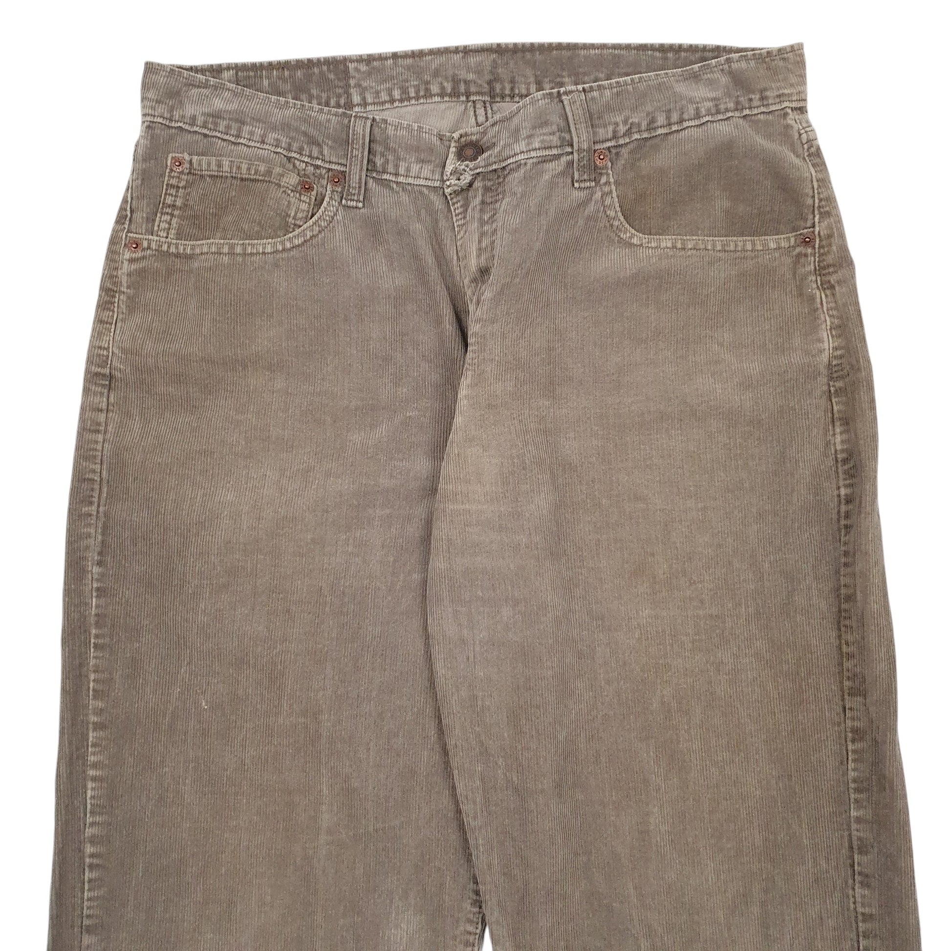 Mens Grey Levis  Corduroy Trousers