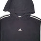 Womens Black Adidas  Hoodie Jumper