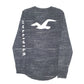 Mens Black Hollister  Long Sleeve T Shirt