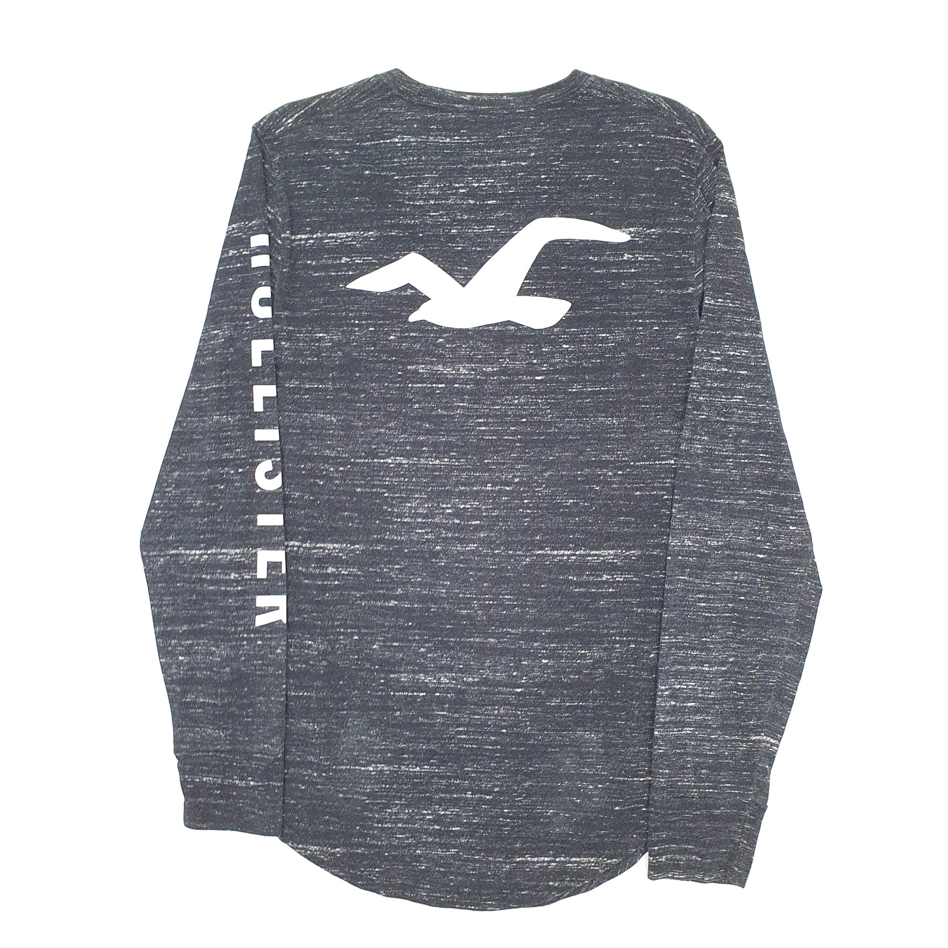 Mens Black Hollister  Long Sleeve T Shirt