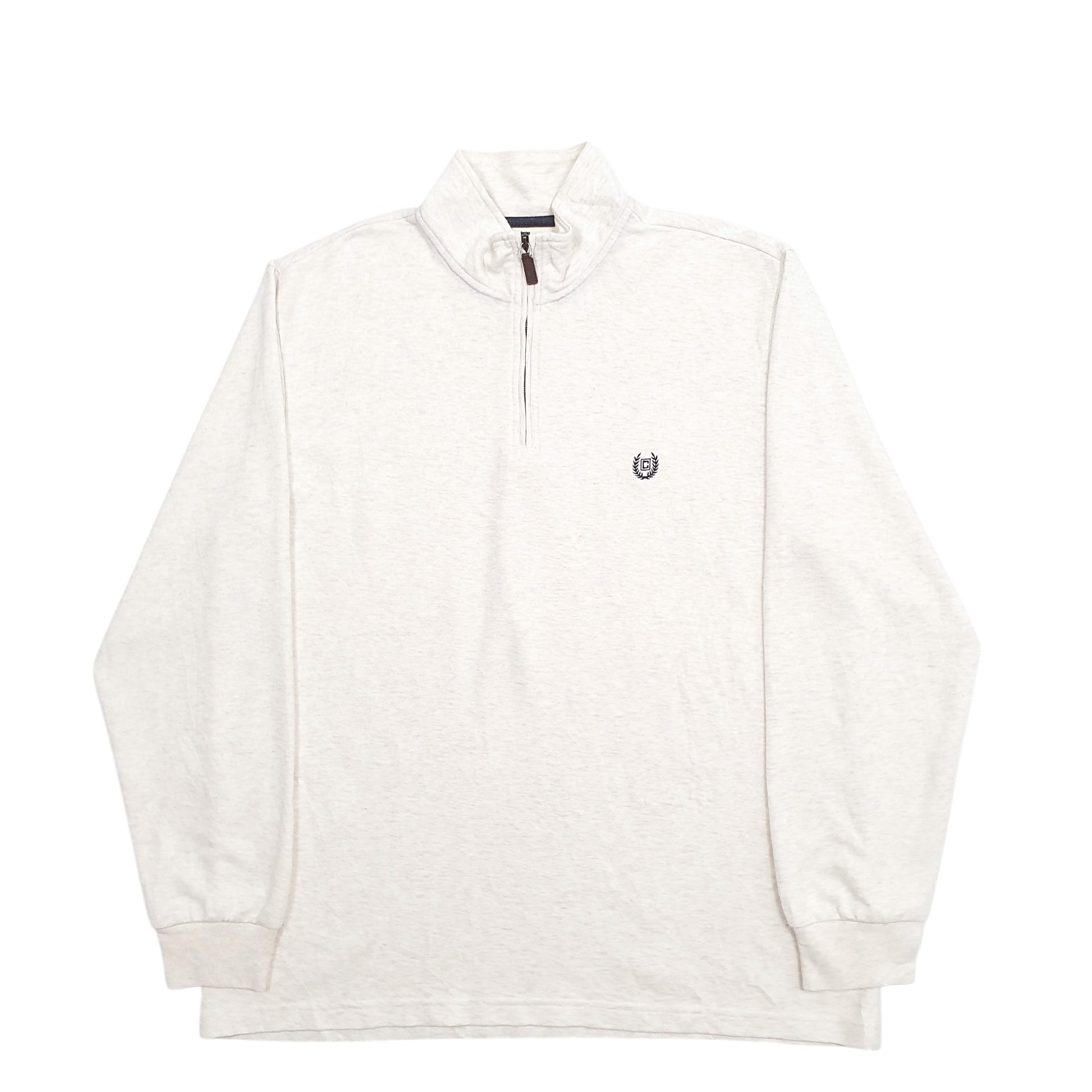 Mens Cream Ralph Lauren  Quarter Zip Jumper